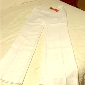 Never worn Tory Burch straight leg linen pants